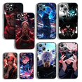 thumbnail image 2 of Jujutsu Kaisen-funda de silicona suave para teléfono móvil, carcasa negra de Anime para Apple iPhone 15 14 13 12 Mini 11 XS XR X 8 7 Pro Max Plus, 2 of 5
