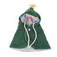 thumbnail image 1 of Disfraz navideño para mascotas, capa navideña para cachorros, para gatos y perros pequeños a medianos (L), 1 of 5