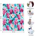 thumbnail image 4 of Pioneer Flower Floral Print Pattern Blanket,Comfortable Soft Lamb Wool Throw Blanket,All Season,Warm Lightweight Blankets for Sofa Bed Couch Living Room Chair,30"x40", 4 of 4