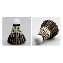 Masteelf 12pcs Advanced Shuttlecocks with Great Stability and Durability Sports Hight Training Badminton Shuttlecocks (Black)