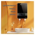 thumbnail image 3 of Household Instant Electric Water Heater Hotel Smart Shower Machine Hair Salon Fast Water Heater Remote Control LED Touch Screen ,Digital Temperature Display, 3 of 7