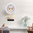 thumbnail image 2 of Unique Bargains 1pc Duck Cartoon Silent Non Ticking Wall Clock 15" x 12" x 2" White, 2 of 5