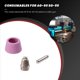 thumbnail image 4 of 50 Piezas Consumibles de la Antorcha del Cortador Plasma Kit Tazas Boquillas para Cortadora -60 -55 WSD-60 Fit CUT-60 LGK-60, 4 of 5