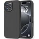thumbnail image 1 of Funda de Silicona Premium, Forro de Microfibra Suave, para iPhone 16 Pro de 6.3 Pulgadas, Negro, 1 of 7