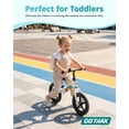 thumbnail image 5 of GOTRAX KS12 Kids Balance Bike for Ages 2-5, LED Light Strip, Lightweight ,Adjustable Seat, Easy to Assemble,White, 5 of 9