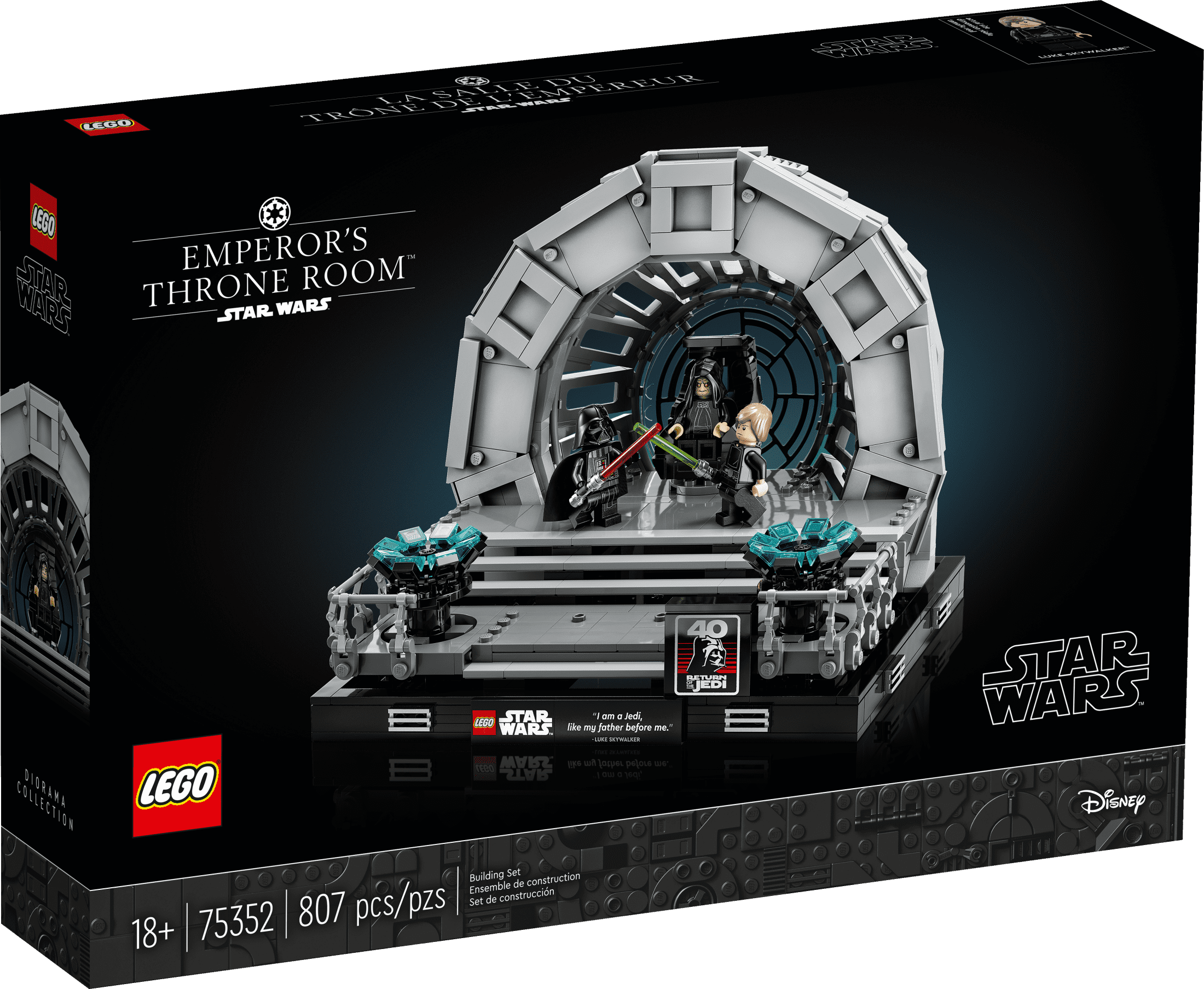 LEGO Star Wars Collection: Emperor's Throne Room Diorama with