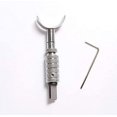 thumbnail image 1 of Handy en acier inoxydable r¨¦glable en cuir de coupe pivotant Couteau pour cuir de travail, 1 of 5