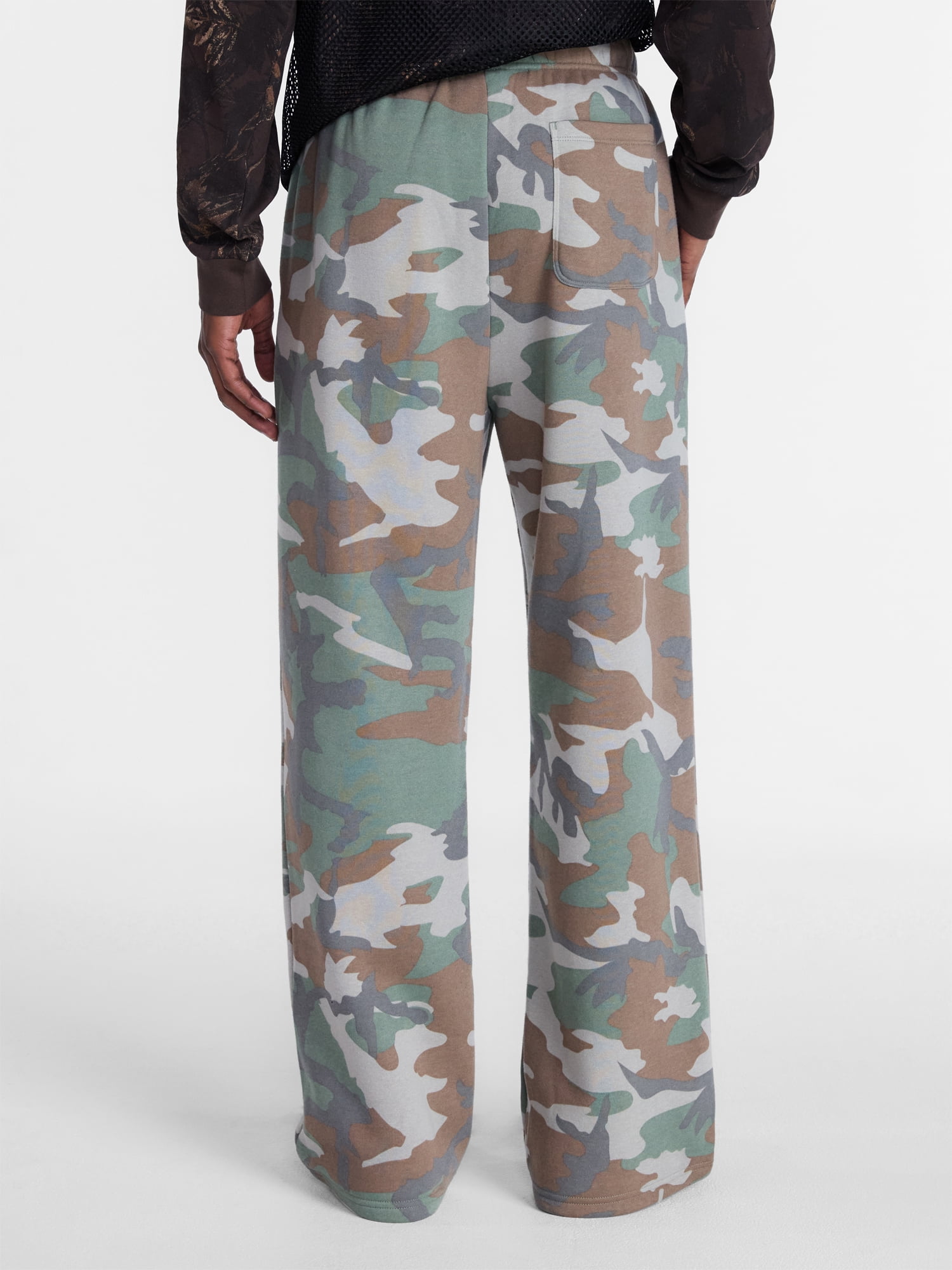 No Boundaries Fleece Open Hem Pants, Men's XS-5XB