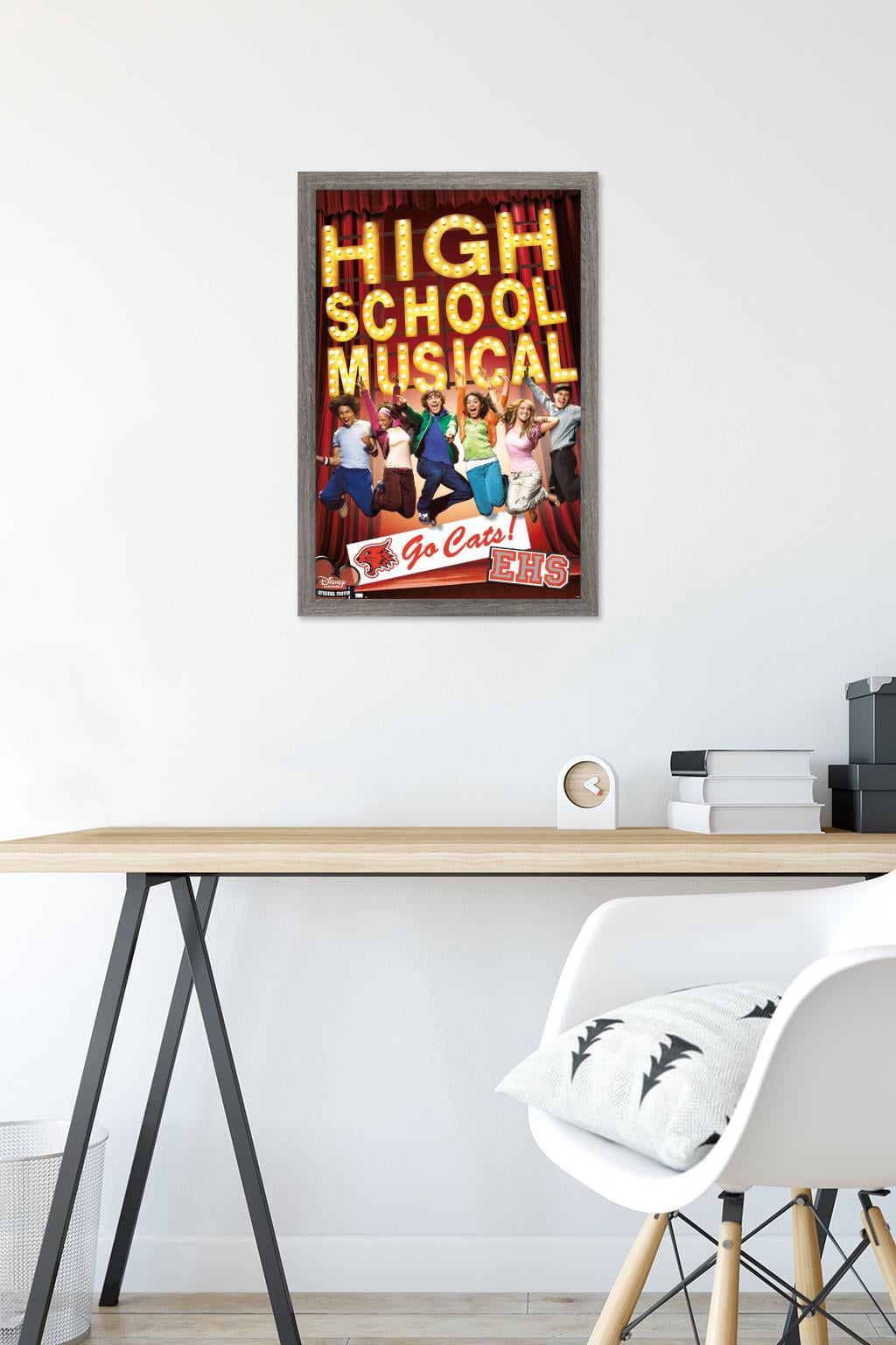 High School Musical - Go Cats! Wall Poster, 14.725" x 22.375" Framed