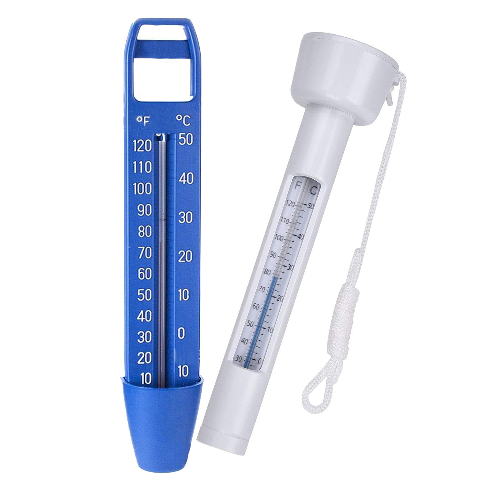 Jinjin Swimming Pool Water Temperature Tester Spa Hot Tub Buoy Floating Water Temp Thermometer ℃ ℉ Temperature for All Outdoor /& Indoor Aquariums /& Fish Ponds White
