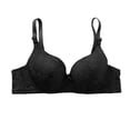 thumbnail image 2 of Hrsba Underwire Bra,Solid Color Lace Push Up Soft Breathable Fabric Gentle Support Regular Wear Intimates for Women, 2 of 6