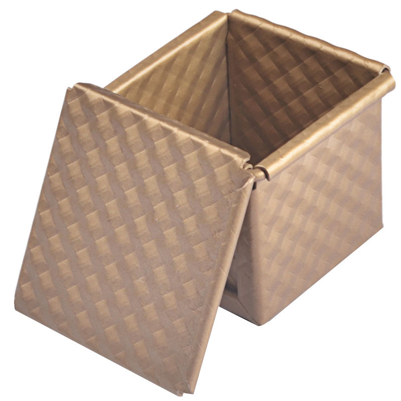 Square Loaf Pan With Lid Toast Mold Bread Cover 春先取りの