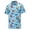 Sky Blue&&100, variant on CONROSES Men's Hawaii Short Sleeve Polo Shirts Funny Graphic Collared Polo Shirt for Men Casual Golf Shirts