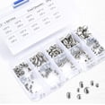 thumbnail image 3 of Grub Screw Assortment Kit For Door Handles, Wide Applications Stainless Steel Allen Head Hex Grub Screw Assortment Kit Corrosion Resistant Easy Replacement For Shops, Garages Or, 3 of 7
