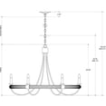 thumbnail image 3 of French Black Smoke wood Natural Abaca Rope Shipwright Chandelier, 3 of 7