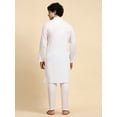 thumbnail image 6 of SKAVIJ Kurta Pajama Set for Men Cotton 2 Piece Top Bottom Traditional Indian Dress White XL, 6 of 11