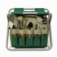 thumbnail image 2 of Taburete de jardinería Organizador Asiento de jardín plegable con bolsa de herramientas desmontable Irfora Asiento, 2 of 7