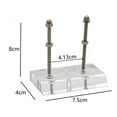thumbnail image 5 of Skateboard Wall Mount, 1 Pack Skateboard Wall Hanger Upgraded Acrylic HoverMount Skateboard Mount Rack Holder for Skateboard Deck Display Decoration & Storage, 5 of 8