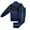 Navy Blue/Black/White, variant on Men's Soft Athletic Tracksuit GYM Active Suit