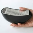 thumbnail image 5 of A di Alessi "Parmenide" Cheese Grater / Cellar - Black, 5 of 6
