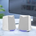 thumbnail image 5 of SADA V-115 Computer Audio 2.0 Sound Channel 3W Output Power USB Mini Portable SpeakerWhite, 5 of 8