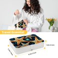 thumbnail image 5 of Starfish PU Leather Display Case with Removable Compartment and Portable Design - Bracelet Holder, Necklace Organizer, Jewelry Display, 5 of 6