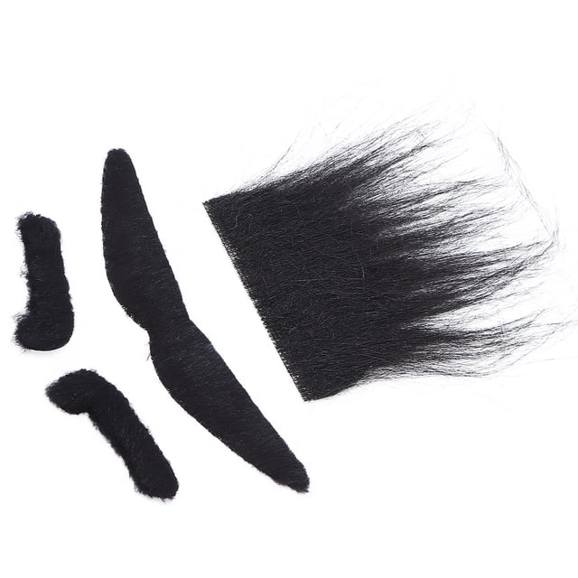 Barbe, Moustache de Fête Réutilisable et Durable pour Fêtes Costumées pour Rassemblements d'Amis Vert, Violet
