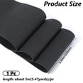 thumbnail image 2 of Flat Elastic Cord Wide Stretchy Band Black 100mm about 5.47 Yards(5m)/Set, 2 of 6