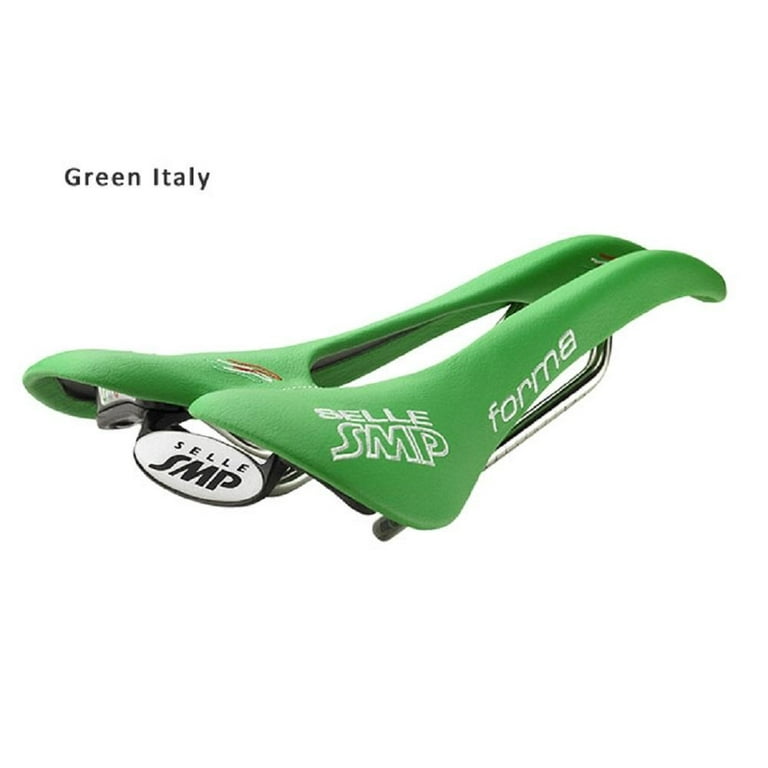 Selle SMP Forma Pro Saddle - Green Italy / Steel Rails