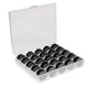 thumbnail image 4 of Caja De De 25 Piezas E De Coser Negros Con Cinta De, 4 of 9
