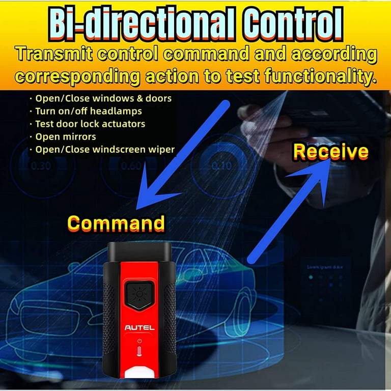 Autel MaxiVCI V200 VCI200 OBD2 Bluetooth Connector Adapter Vehicle