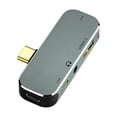 thumbnail image 1 of Kearding Accesorio divisor de dispositivo convertidor de aleación de aluminio multipuerto de concentrador USB tipo c Estaciones de acoplamiento para portátiles Tipo3, 1 of 6