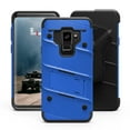 thumbnail image 4 of ZIZO BOLT Series for Samsung Galaxy S9 Case Military Grade Drop Tested with Tempered Glass Screen Protector Holster BLUE BLACK, 4 of 6