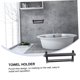 thumbnail image 4 of unbranded 1Jgo Estante De Almacenamiento Para Toallas De Negro Con Superficie Y Duradera, 4 of 8