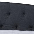 thumbnail image 5 of Bowery Hill Modern Fabric Upholstered Queen Size Daybed in Dark Gray, 5 of 8