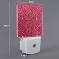 thumbnail image 3 of KLL Red Glitter for Night Lights,Auto Sensor Night Lamp Plug in Night Light with Dusk-to-Dawn Light Sensor LED Nightlightfor Adults & Kids Room/Bedroom/Hallway, 3 of 7
