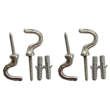 Choose From 17 Styles And Colors Of Decorative Hooks 4 Silver