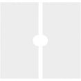 thumbnail image 4 of 20"OD x 3"ID x 7"C x 1"P Embry Architectural Grade PVC Contemporary Ceiling Medallion, Two Piece, 4 of 11