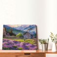 thumbnail image 6 of 12x16 inch Lavender Cottage Canvas Painting Wall Decor For Bedroom,Indoor Bedroom,Man Cave,Lounge Wall Art Decor Canvas Poster,Exquisite Lavender Cottage Modern Style Oil Paintings On Canvas, 6 of 6