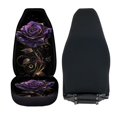 thumbnail image 6 of XYZCANDO Elegant 2-Pack Front Car Seat Covers with Purple Gold Rose - Durable Breathable Protector For Car Interior Decor, 6 of 10