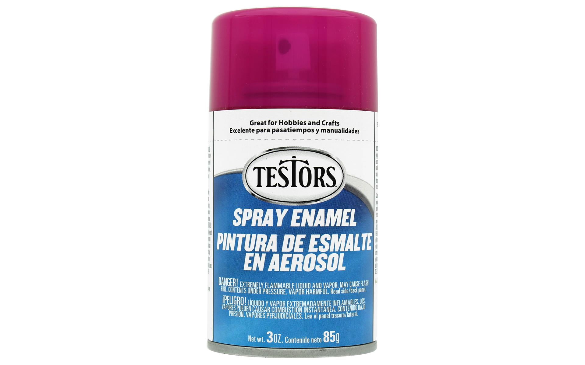 Testors Enamel Spray Paint Gloss Transparent Custom Grape 3oz