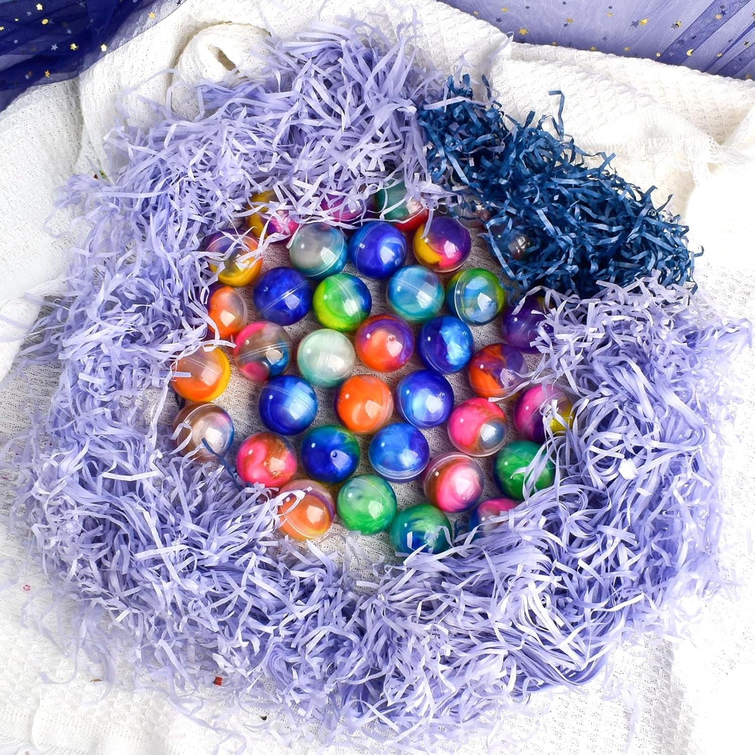 Slime Ball Kit, 36 Pack Galaxy Stress Relief Toys for Kids, Teens, Boys and Girls, Party Favors, Classroom Rewards, Goodie Bag Stuffers, Assorted Colors