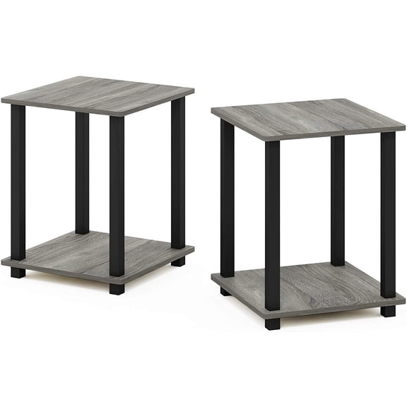 Modern End Table Set of Two - Living Room Side Tables - Easy Assembly