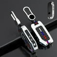 thumbnail image 1 of Car Key Fob Cover Case Protector Zinc Alloy Silicone Car Key Fob Case Cover For KIA Sportage Soul Rio Optima K3, 1 of 14