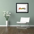 thumbnail image 3 of Trademark Fine Art 'Grand Rapids Michigan Skyline' Canvas Art by Michael Tompsett, White Matte, Black Frame, 3 of 4