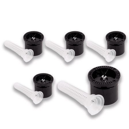 (5) Rain Bird 15CST Fixed Center Strip Pattern 15' MPR Nozzles w/ Screen  (30°)