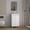 White#2, variant on Vanity With Sink, Bathroom Vanity with Sink, 2 Doors, 2 Shelves, Black Wengue, Black Bathroom Vanity,Engineered Wood Single Sink Vanity, Bath & Faucets Bathroom Vanities