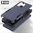 thumbnail image 4 of Defender Case for Motorola Moto G Stylus 5G 2025 / G Stylus 5G 2026 6.7", Dual Layer PC+TPU Rugged Shockproof Full Body Protective Cover,Blue, 4 of 5
