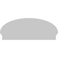 thumbnail image 5 of Ekena Millwork 44"W x 17-7/8"H x 2-3/4"P Elliptical Smooth Architectural Grade PVC Combination Pediment, 5 of 7