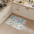 thumbnail image 2 of ODIKA 3'x5' Coral Pink Abstract Tufted Washable Accent Rug Playful Modern Design With Multicolor Shapes for Bedside, Nursery Room, Pet Friendly & Non-Shedding, 2 of 7